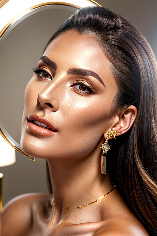 mirror photo pose girl simple