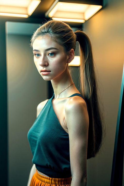 mirror pic girl black blur