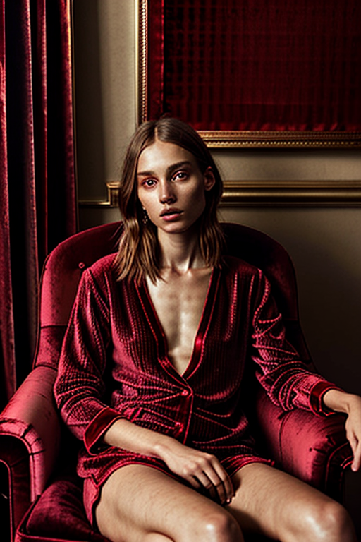 red eyes pic girl aesthetic